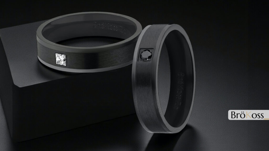 Anillos negros para hombres con diamantes su significado