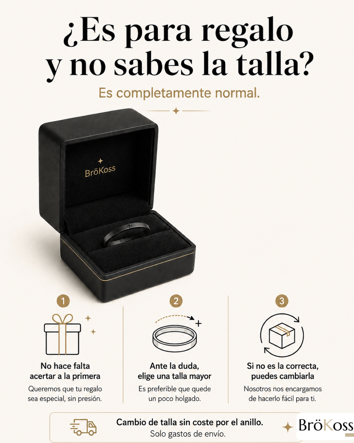 Cómo elegir la talla de un anillo para regalo cuando no sabes la medida exacta
